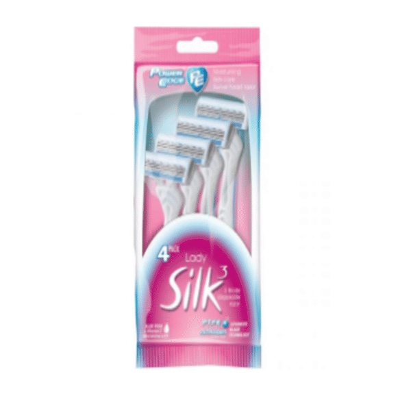 Power Edge Silk 3 Disposable Razor for Women 4 Pack