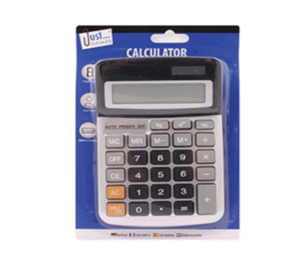 Midi Calculator 8-Digit Compact Desktop Calculator