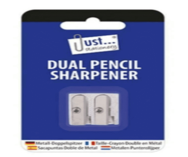 Pencil Dual Sharpener Metal 2 Pack