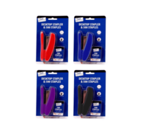 Premium Desktop Stapler High Capacity Comfortable Grip