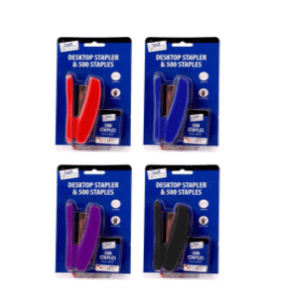 Premium Desktop Stapler High Capacity Comfortable Grip