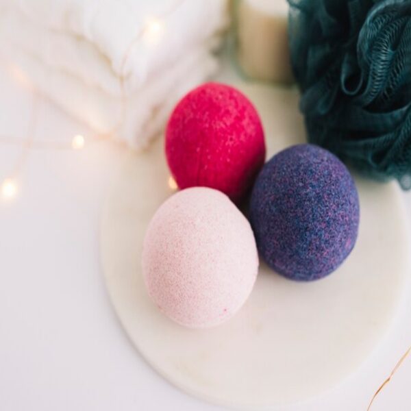 Body Puff Assorted Colors 3 Pack